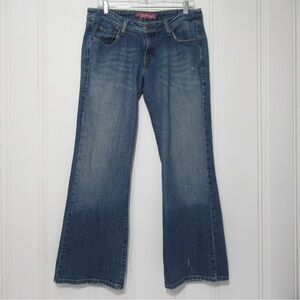 Levi's Y2K Too Super Low 524 Flare Denim Jeans Size 13